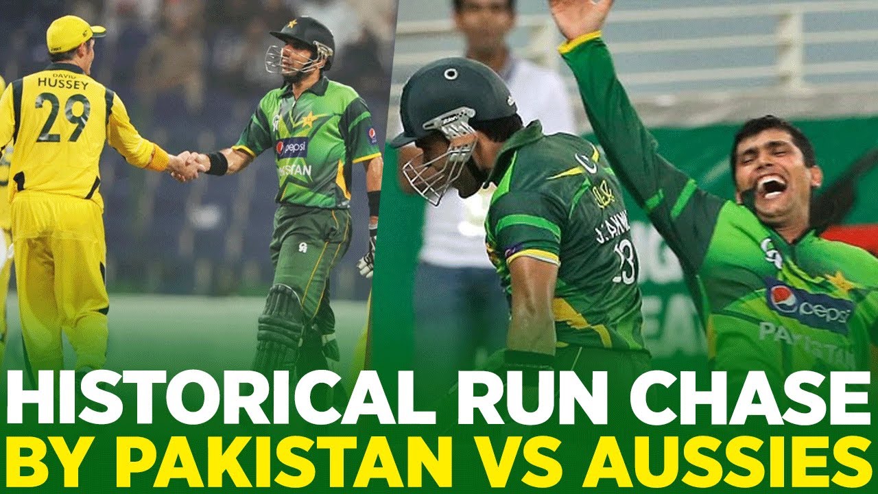 Historical Run Chase By Pakistan Against Australia | PCB | M6B2L