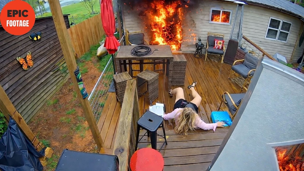 Это действительно было снято на камеру | Невероятные моменты, запечатленные камерами видеонаблюдения