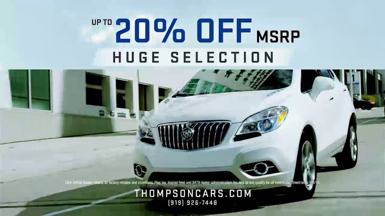 Thompson Buick GMC - Won&sup1;t Be Beat Buick August