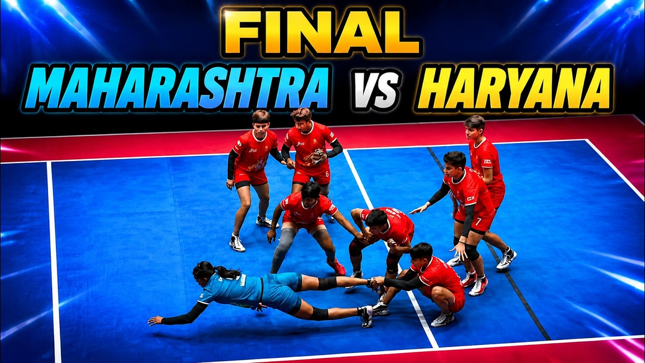 FINAL: Haryana vs Maharashtra Girl's Kabaddi Final Match Full Highlights | KIYG 2022