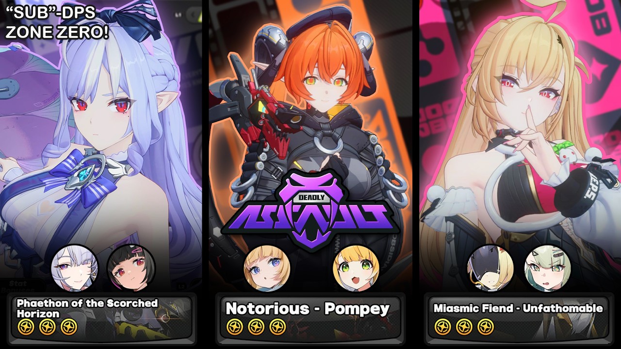 NEW Deadly Assault / Vivian, Orphie & Cissia Teams / ZZZ 3.0 / 危局強襲戦 / ゼンレスゾーンゼロ