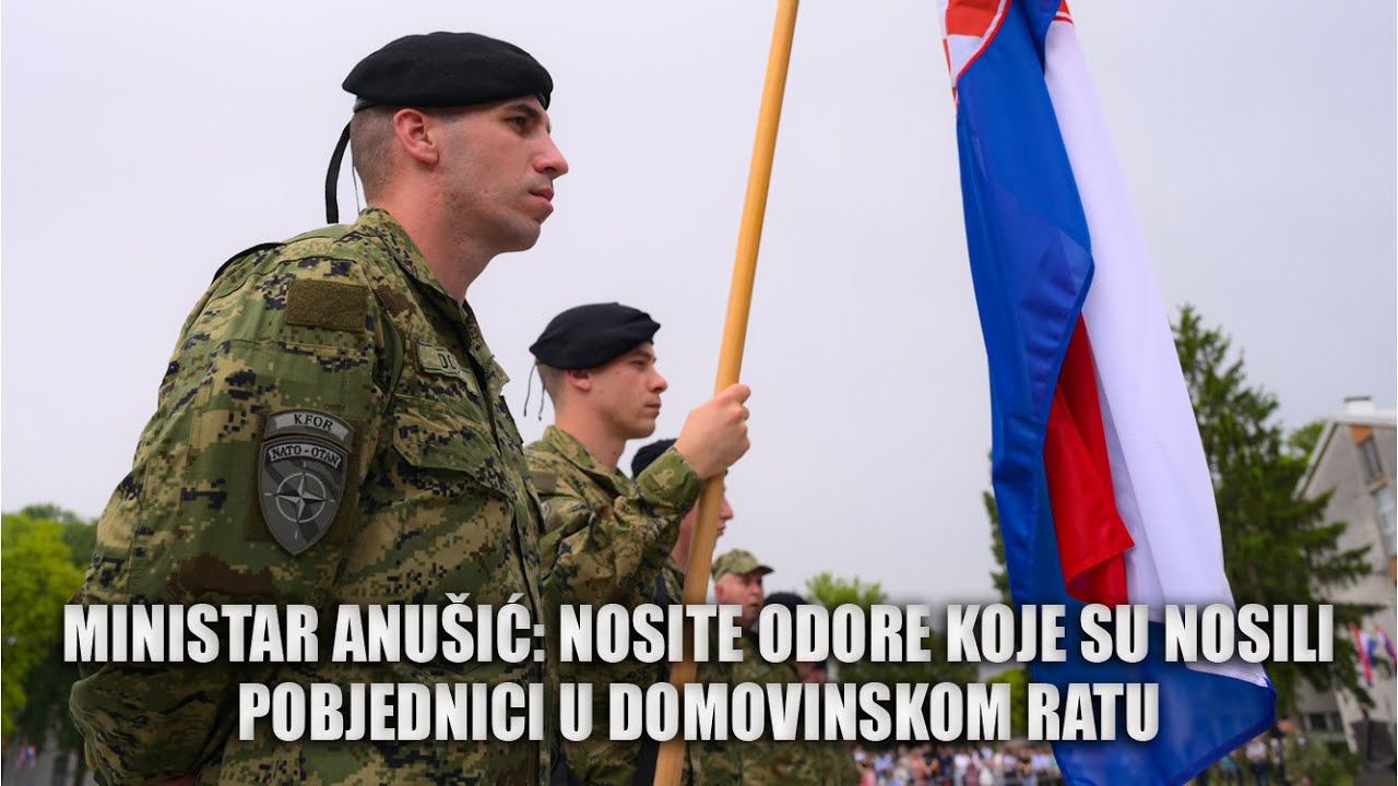 Ministar Anušić: Nosite odore koje su nosili pobjednici u Domovinskom ratu