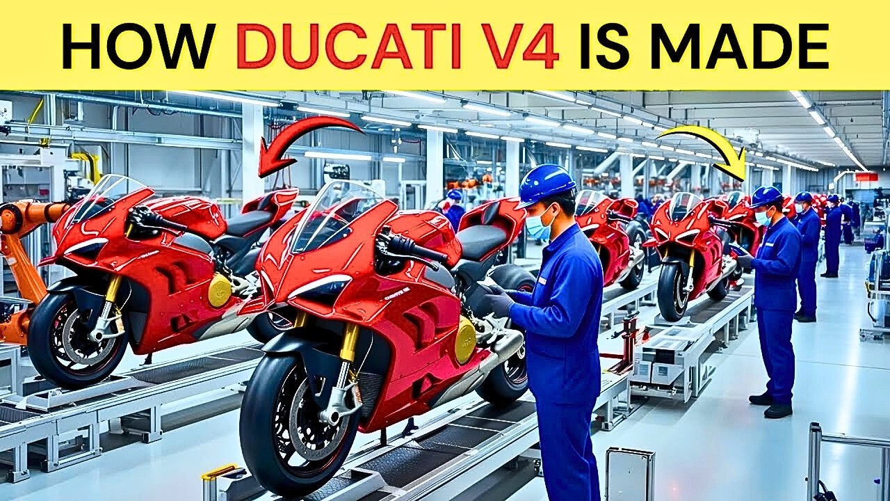 Inside the Ducati Factory: From Raw Metal to $100,000 Panigale V4 (Full Process 2025)