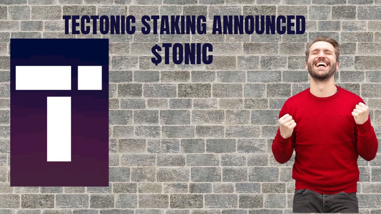 Tectonic STAKING ANNOUNCED - $TONIC X1000 POTENTIAL MUST WATCH