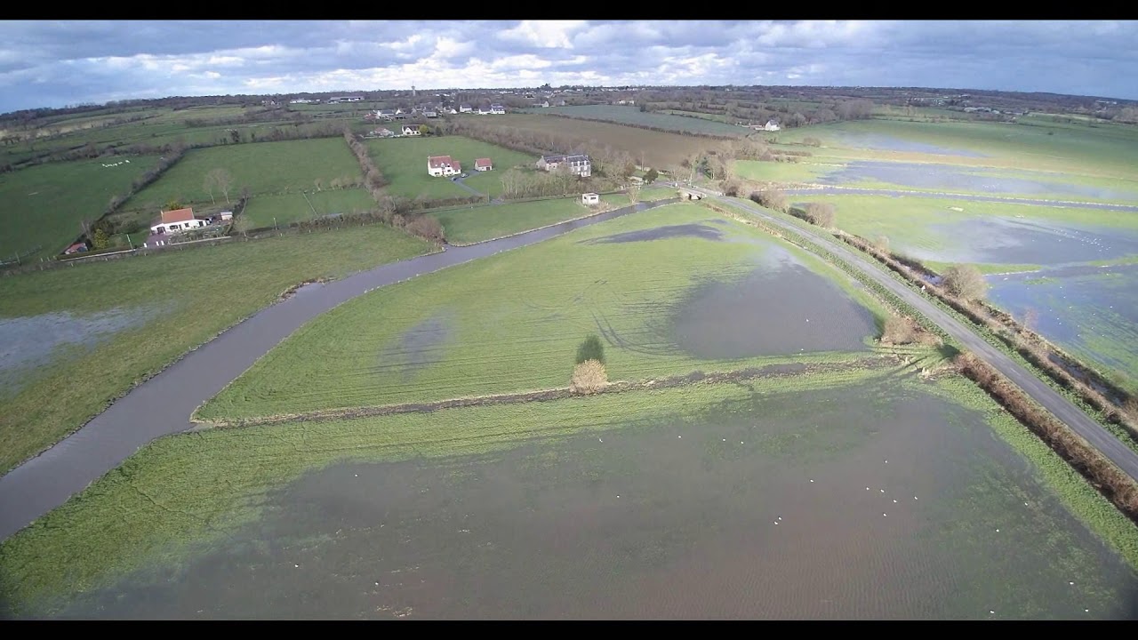 promenade dans les marais inondés