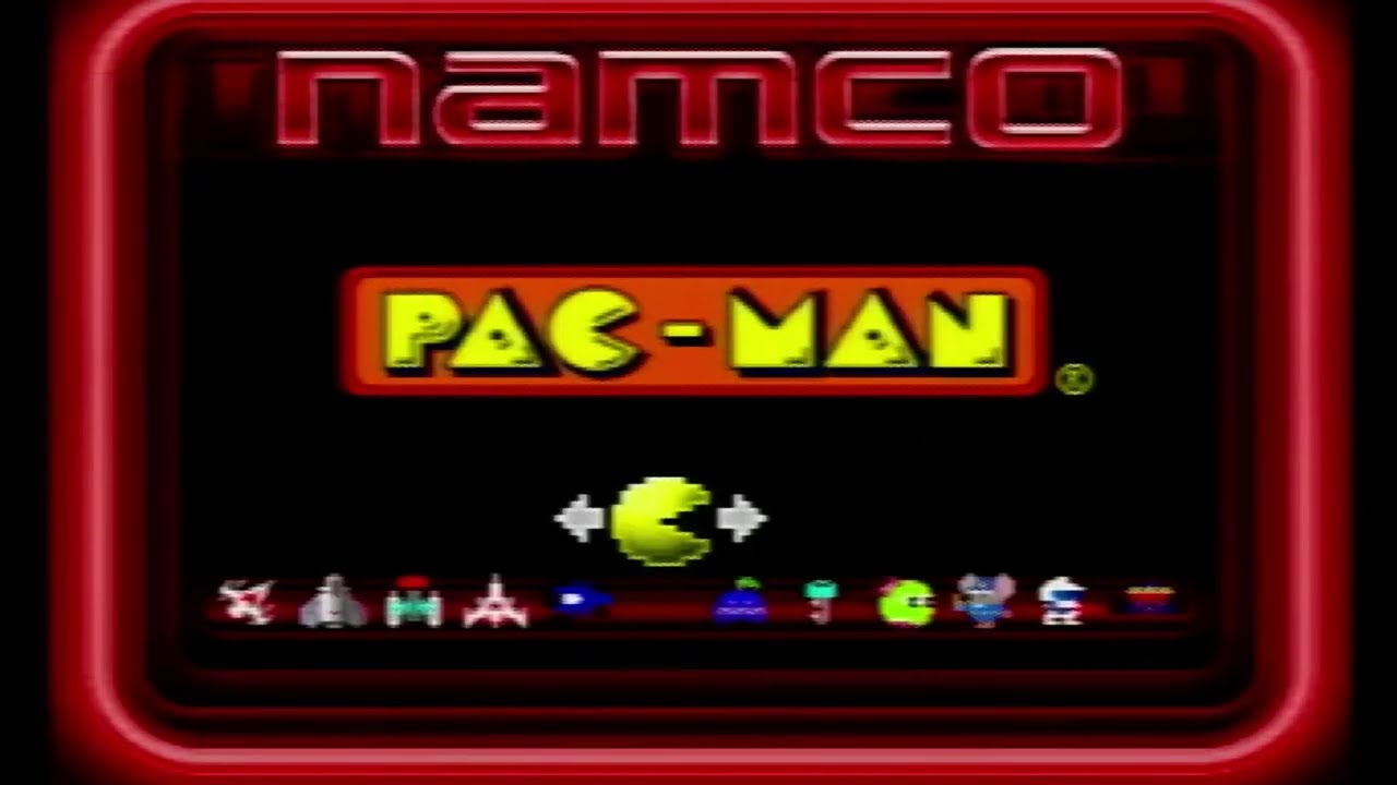 [Pac-Man] ©2008 Jakk's Pacific All Namco Games Plug N Play TV Games