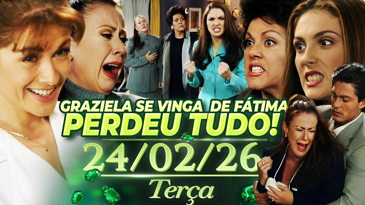 Esmeralda - (24/02/2026) Capítulo 76 l Terça-Feira, SBT, Ao Vivo. Novelas da Tarde.
