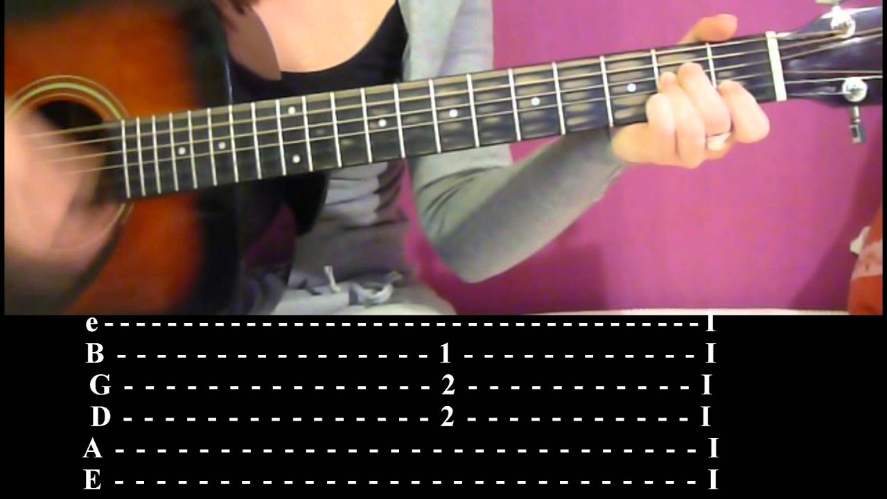 How to play Thinking of you on acoustic guitar+tabs (by Katy Perry) HD