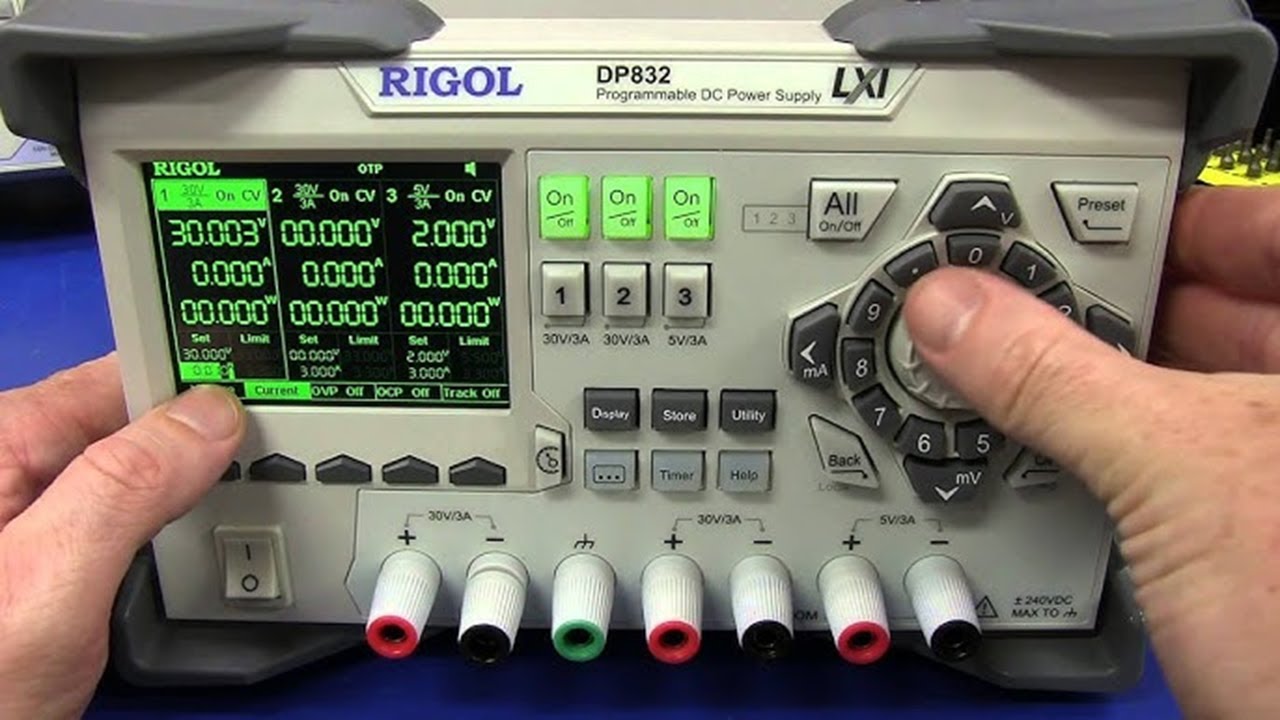 LabVIEW programming of Rigol DP832 for baisc application