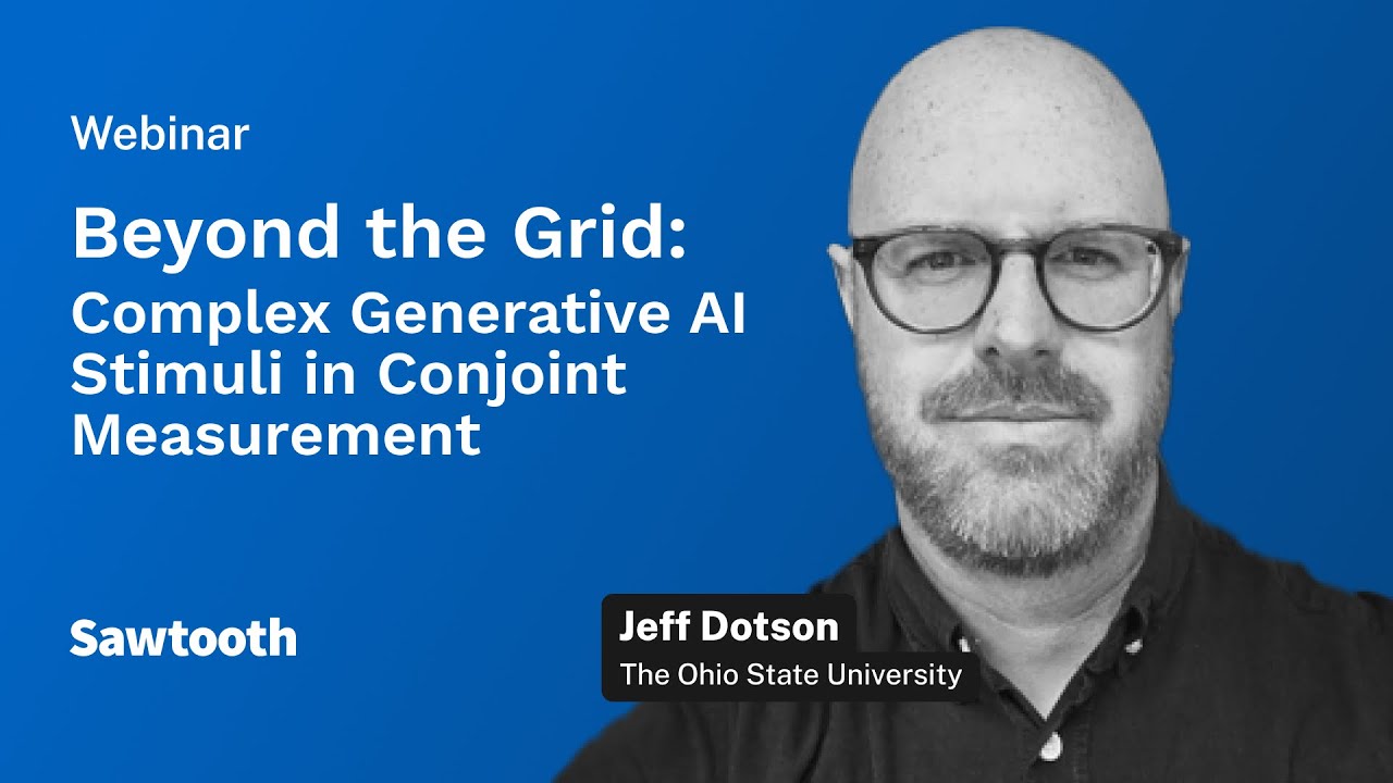 Beyond the Grid: Complex Generative AI Stimuli in Conjoint Measurement