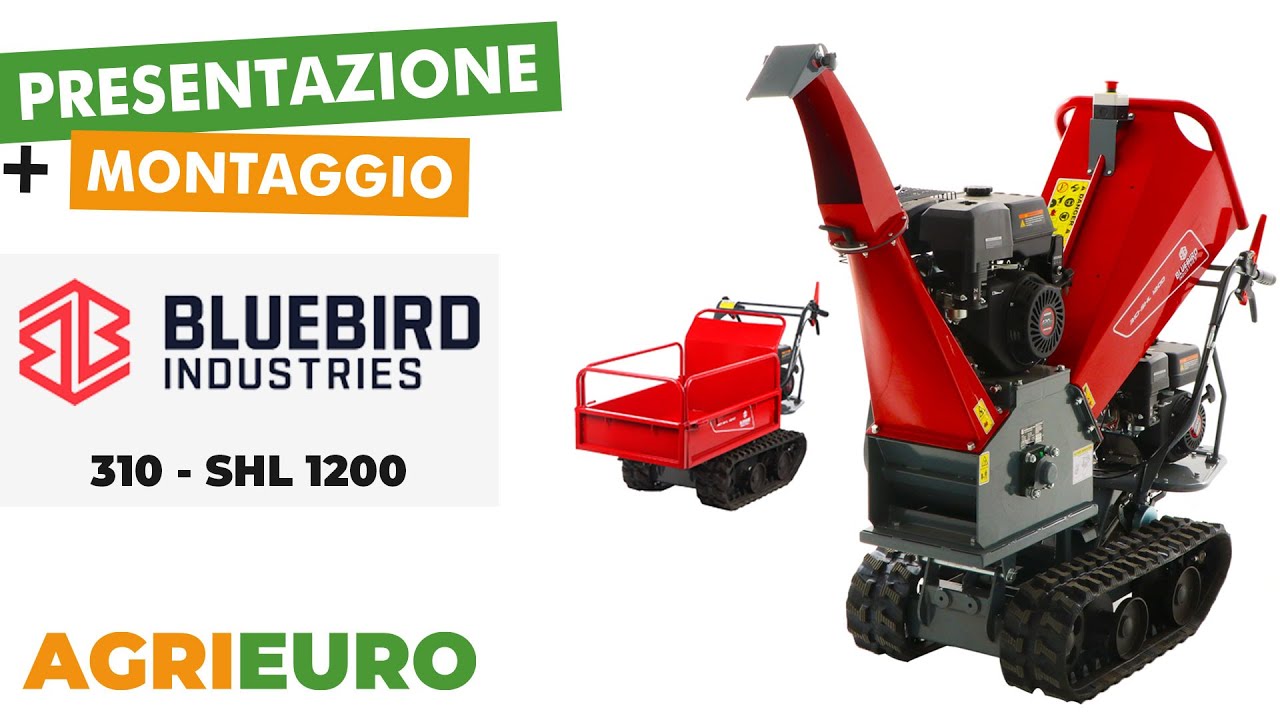 Presentazione e montaggio del Biotrituratore Blue Bird 310-SHL 1200
