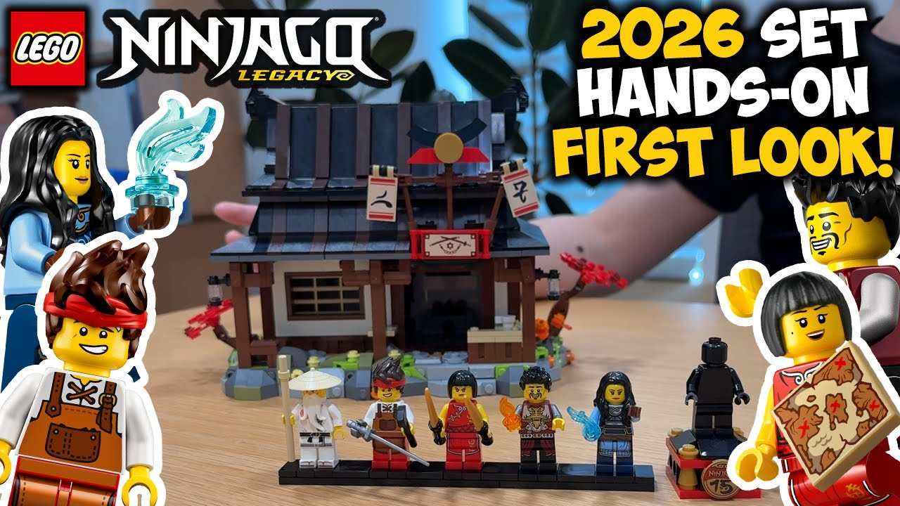 Ninjago Legacy 2025 Blacksmith Shop - In-Hand First-Look & Designer Interview!