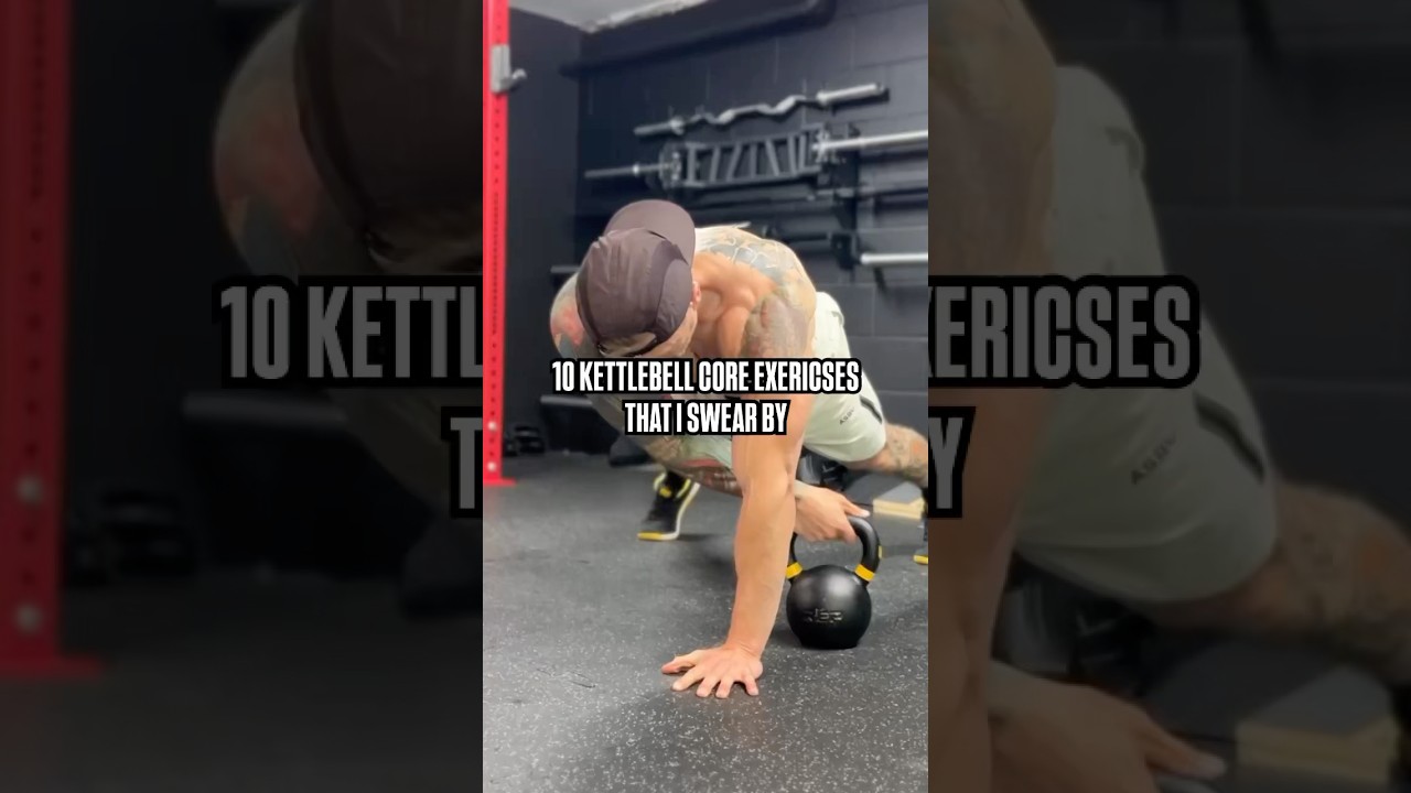 10 EFFECTIVE Kettlebell Core Exercises #kettlebellworkouts