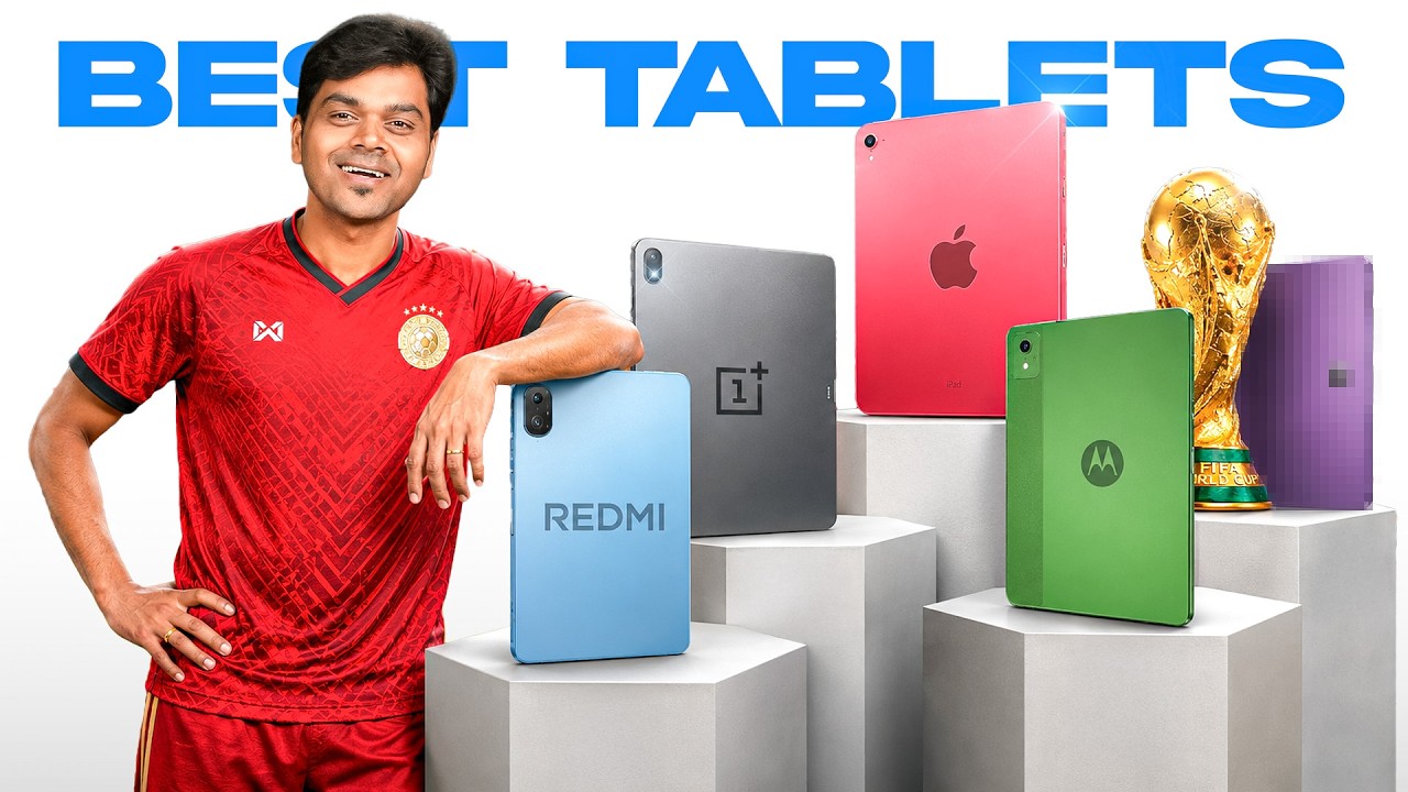 Top 10 Best Tablets in 2026 🔥Budget to Flagship (₹20K&ndash;₹1 Lakh+)