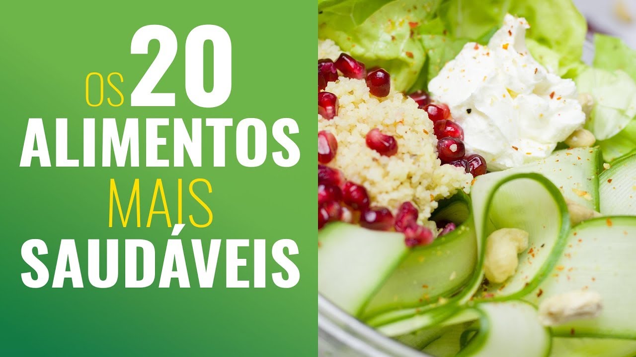 OS 20 ALIMENTOS MAIS SAUDÁVEIS