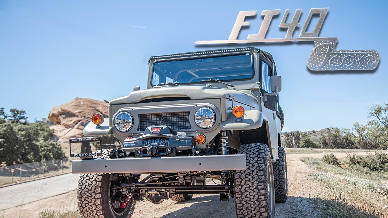ICON Old School FJ40 #167 Restored And Modified Toyota Land Cruiser
