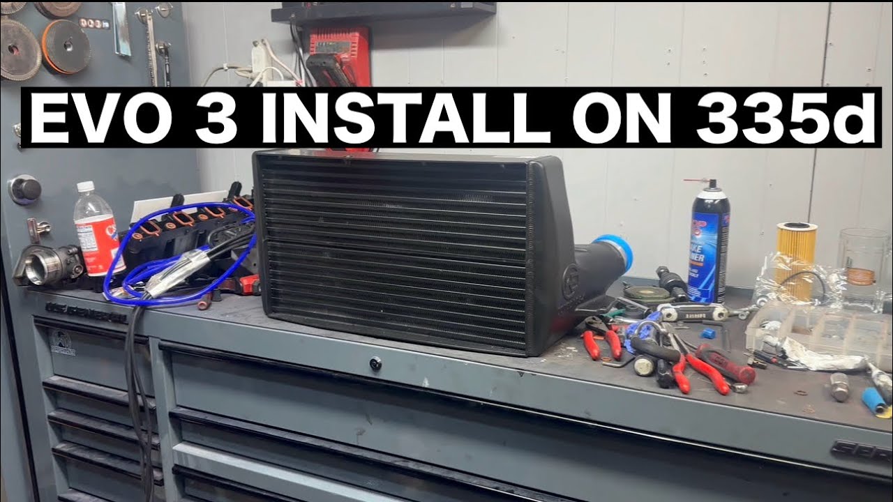 How to install EVO 3 intercooler on 335d
