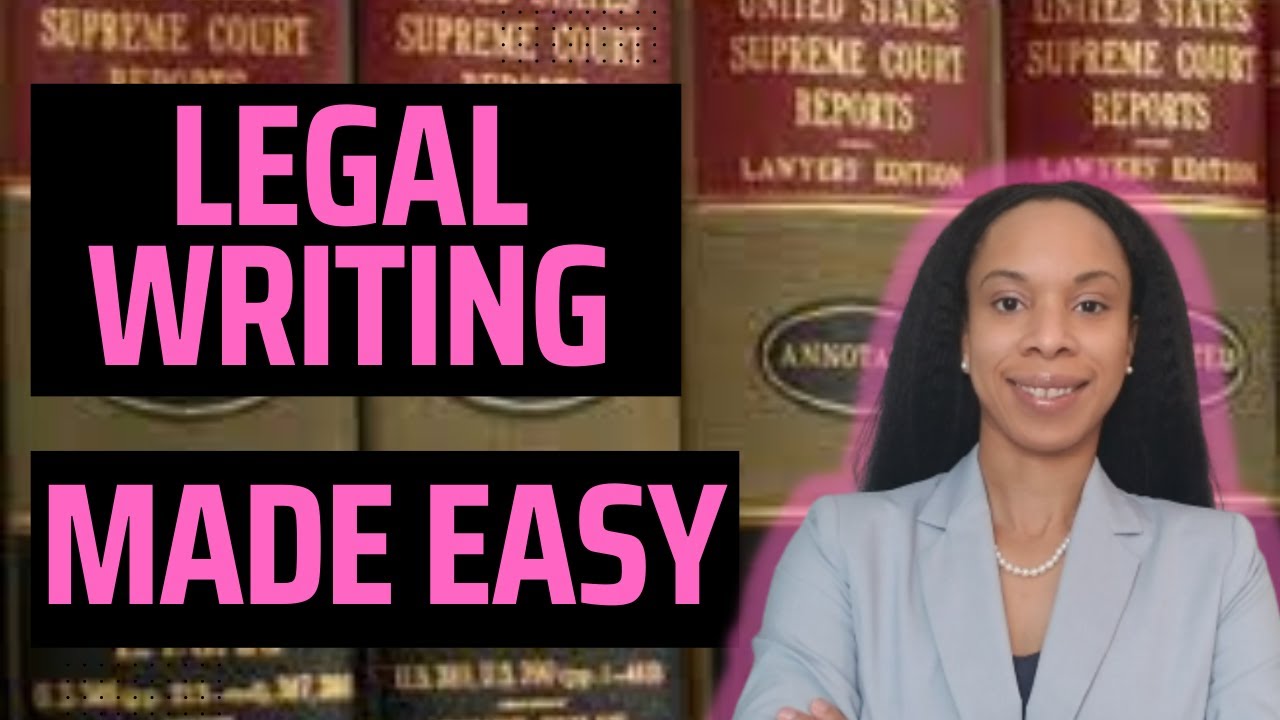LEGAL WRITING MADE EASY & SIMPLE BY REAL LAWYER| PERSUASIVE & CONCISE WRITING| LEGAL WORKSHOP