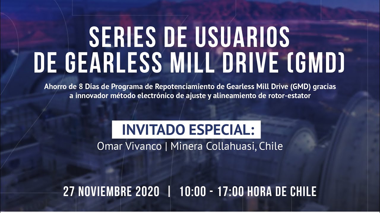 Ahorro de 8 Días de Programa de Repotenciamiento de Gearless Mill Drive (GMD)