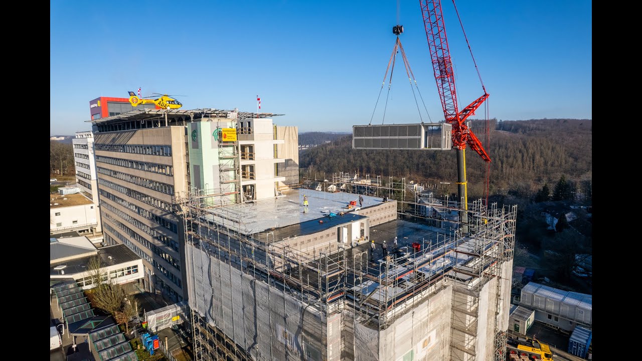 Innovative Lösungen im Krankenhausmodulbau: ALHO am Diakonie Klinikum Jung-Stilling Siegen