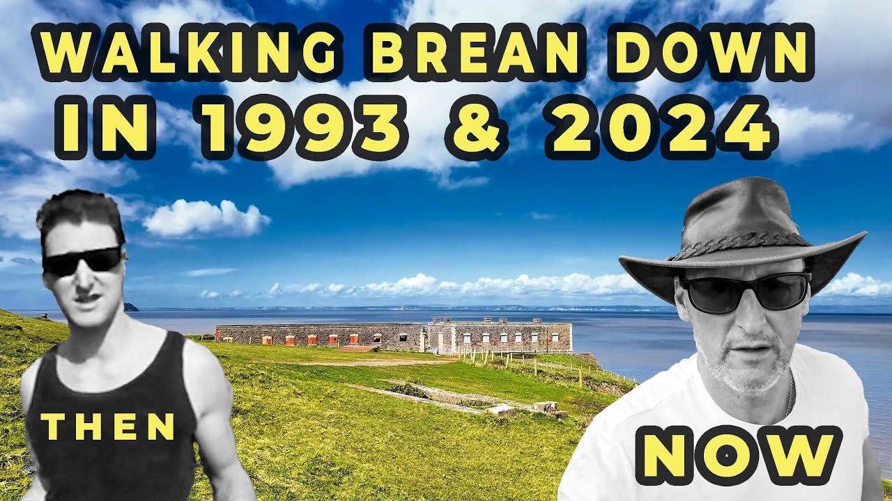 Walking Brean Down in 1993 & 2024