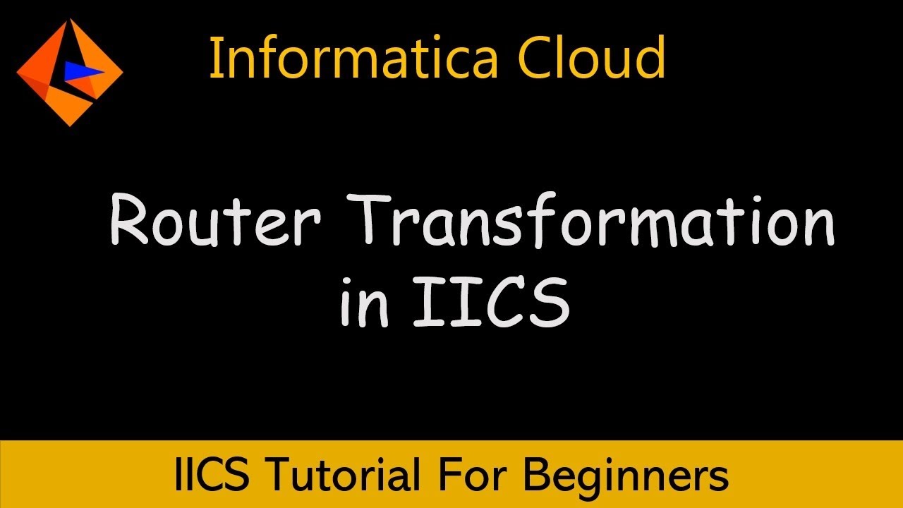 Как использовать преобразование маршрутизатора в Informatica IICS | Практическая демонстрация | У...