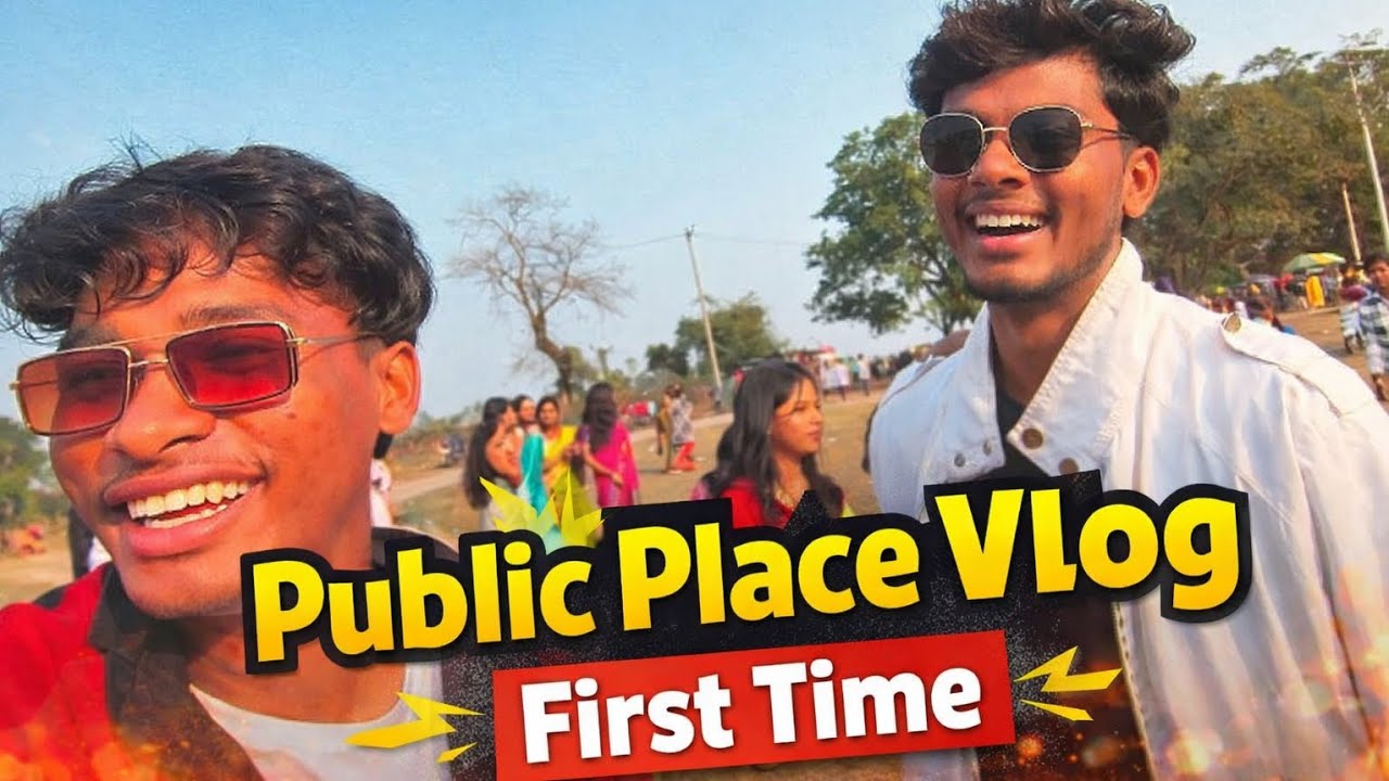 First time public place vlog 😁