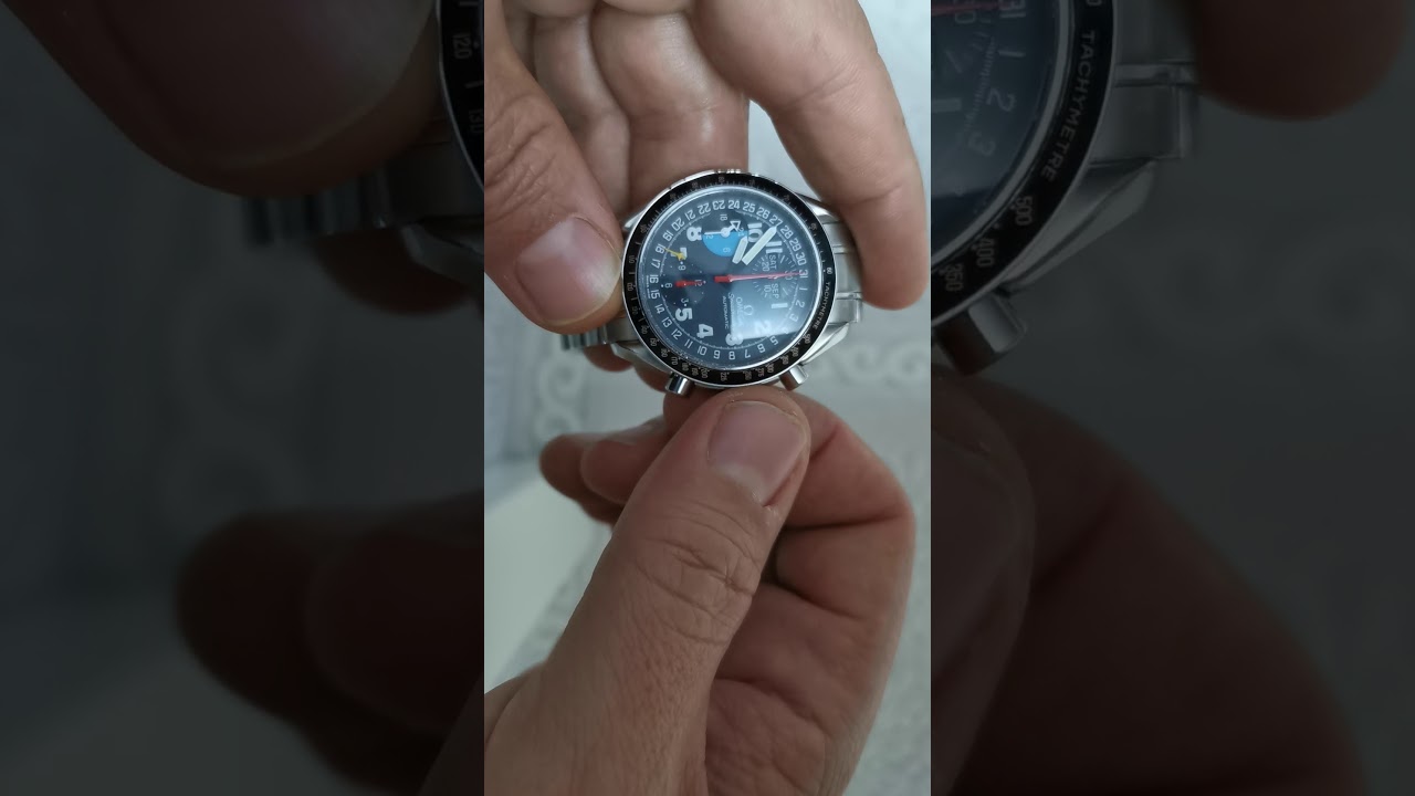 Omega Speedmaster mk40 time set