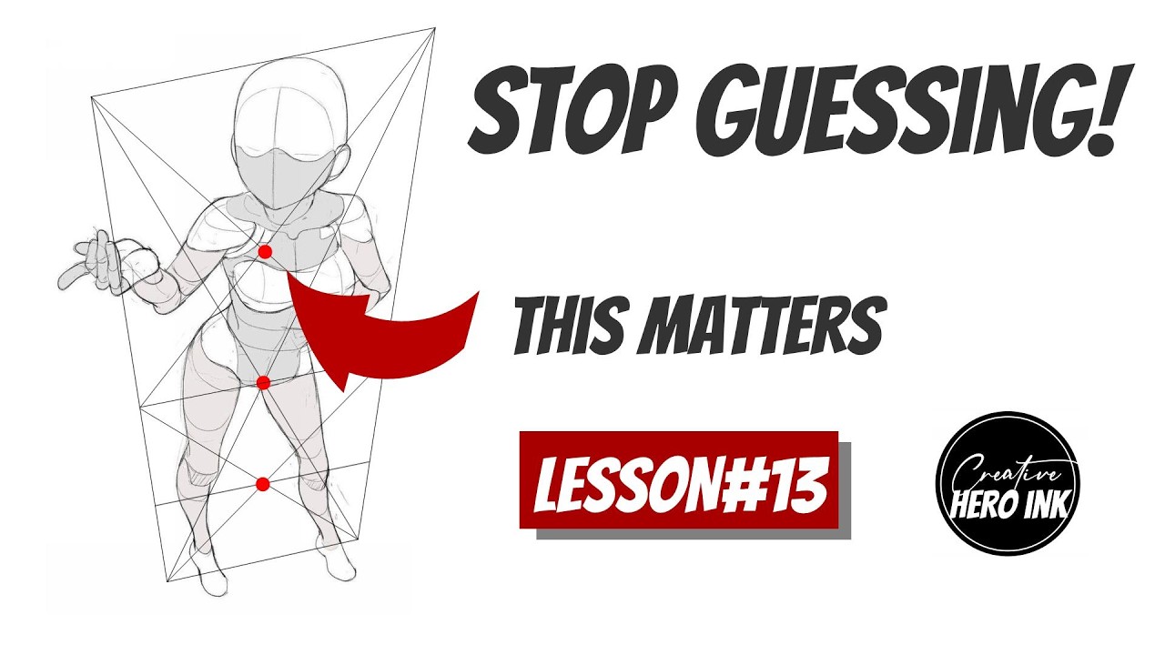 Lesson #13 Draw Better Characters Without Learning Anatomy - Proportions Explained.