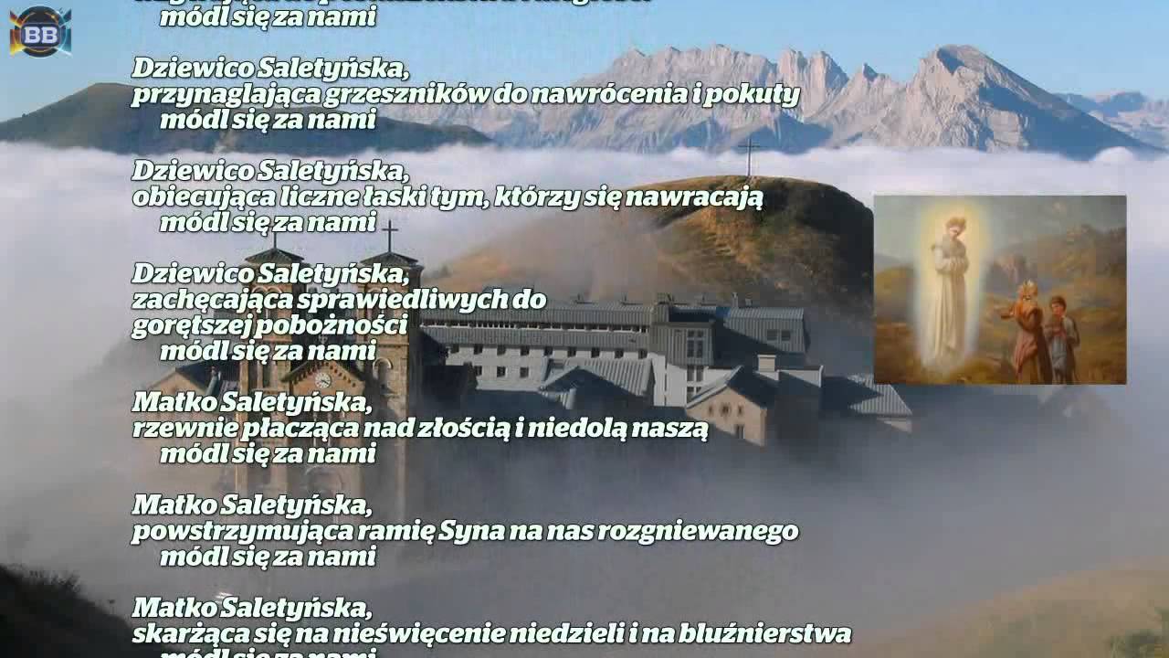 Litania do Matki Bożej Saletyńskiej
