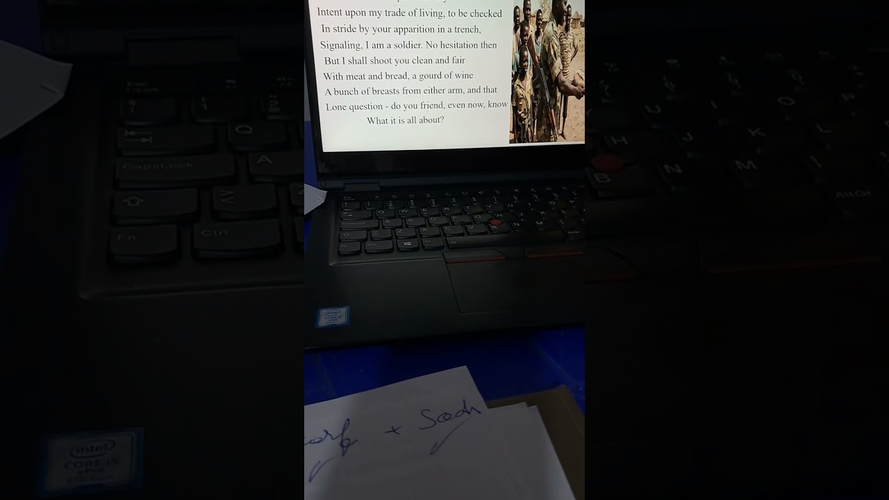 Analysis of Civilian and Soldier by wole Soyinka