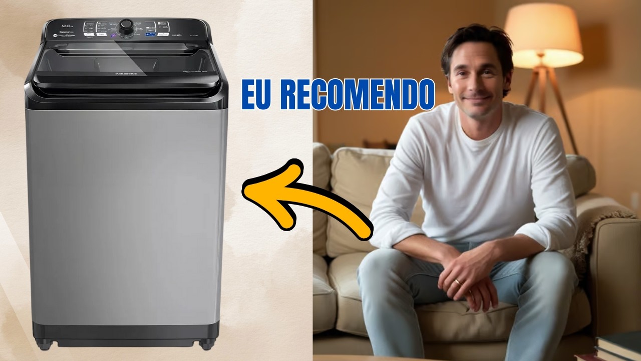 A máquina de lavar Panasonic 12kg titânio NAF120B1TB é boa? Descubra se vale a pena!