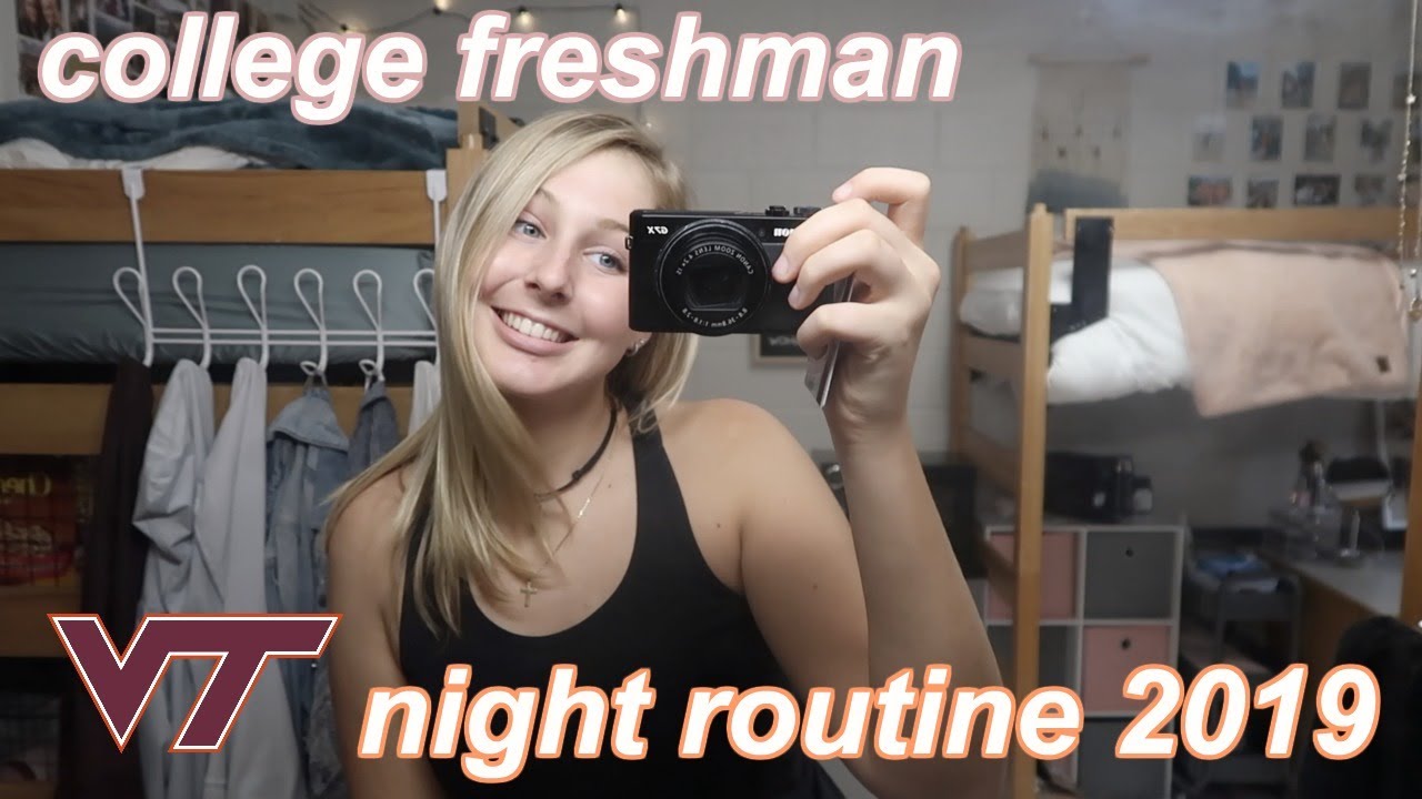 college night routine 2019 | freshman year