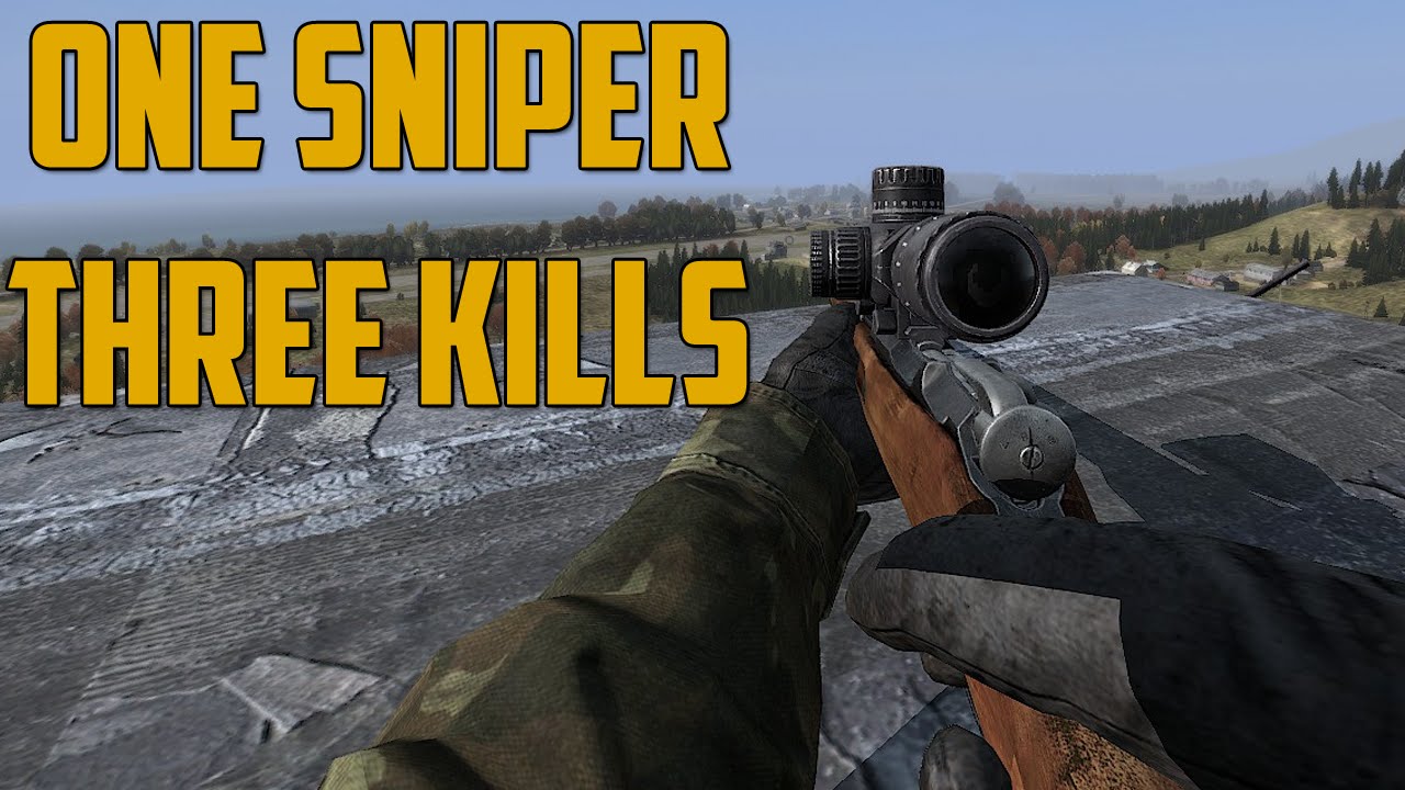 ONE SNIPER, THREE KILLS (DayZ Standalone)