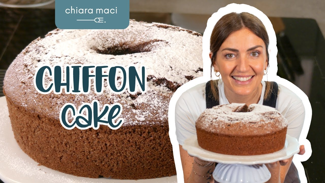Chiffon cake al cacao sofficissima - Chiara Maci