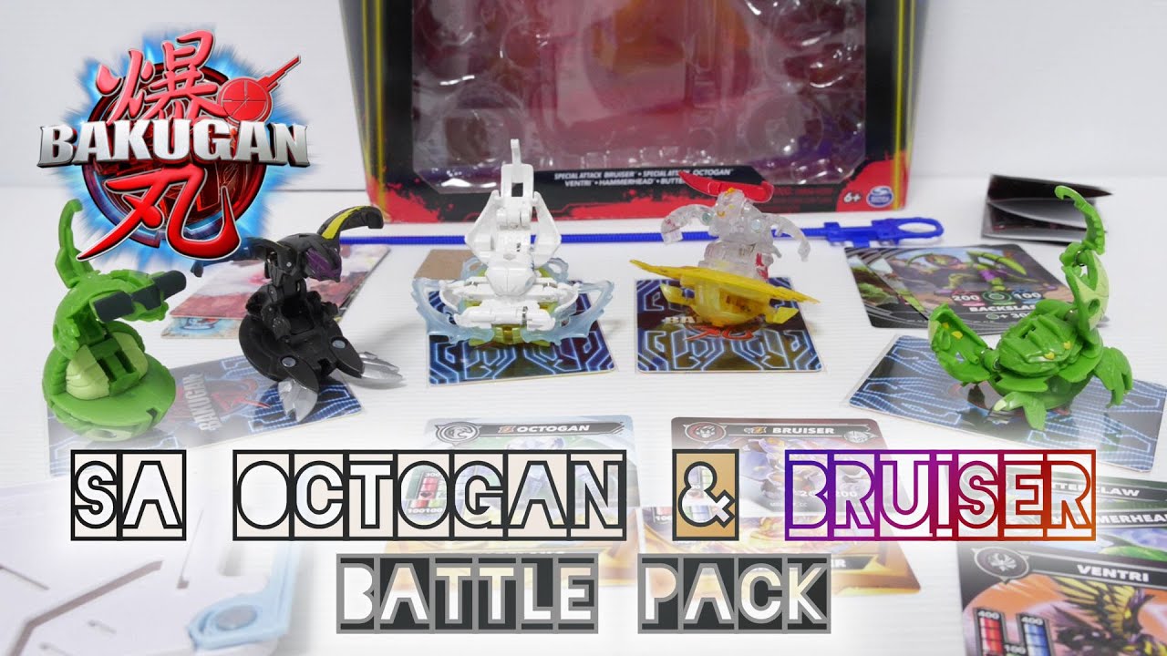 SPECIAL ATTACK OCTOGAN & DIAMOND BRUISER BATTLE PACK | Bakugan G3 | BAKUGAN UNBOX