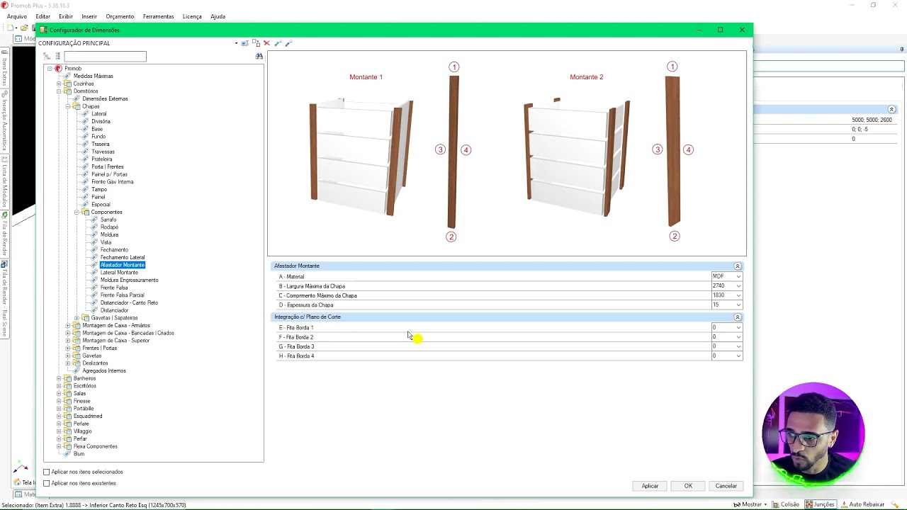 Aula 17   Configurando método construtivo Dormitório