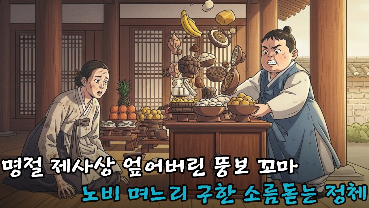 [옛날야담] 명절에 노비처럼 일하던 며느리! 제사상을 엎어버린 뚱보 꼬마의 소름돋는 정체와 조선 최고 거상이 된 통쾌한 복수극 I야담I옛날이야기I오디오북I전설I민담I사연I