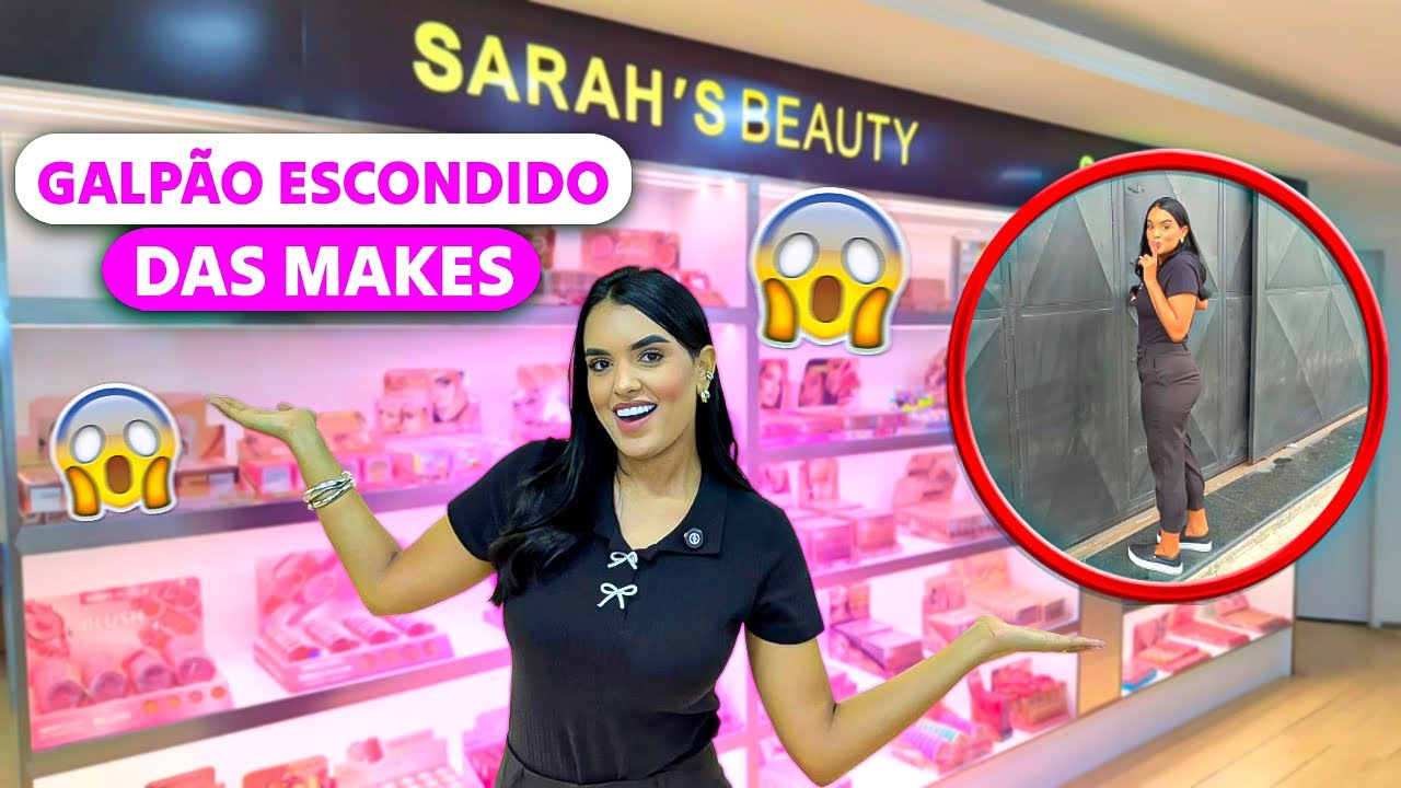 ACHEI NO BRÁS 😍 GALPÃO SECRETO DE MAQUIAGENS PARA LOJA DE PREÇO ÚNICO 