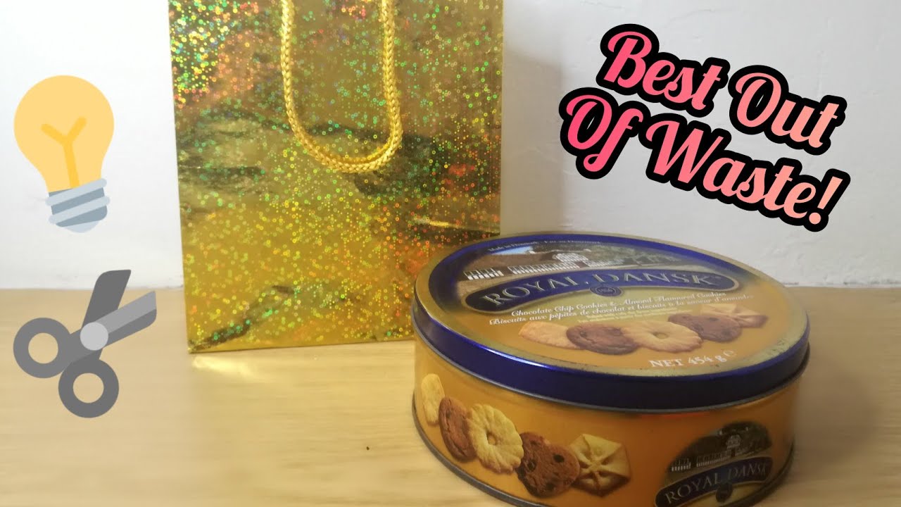 Danish Cookie Tin Transformation | Best Out Of Waste | Easy Craft Ideas