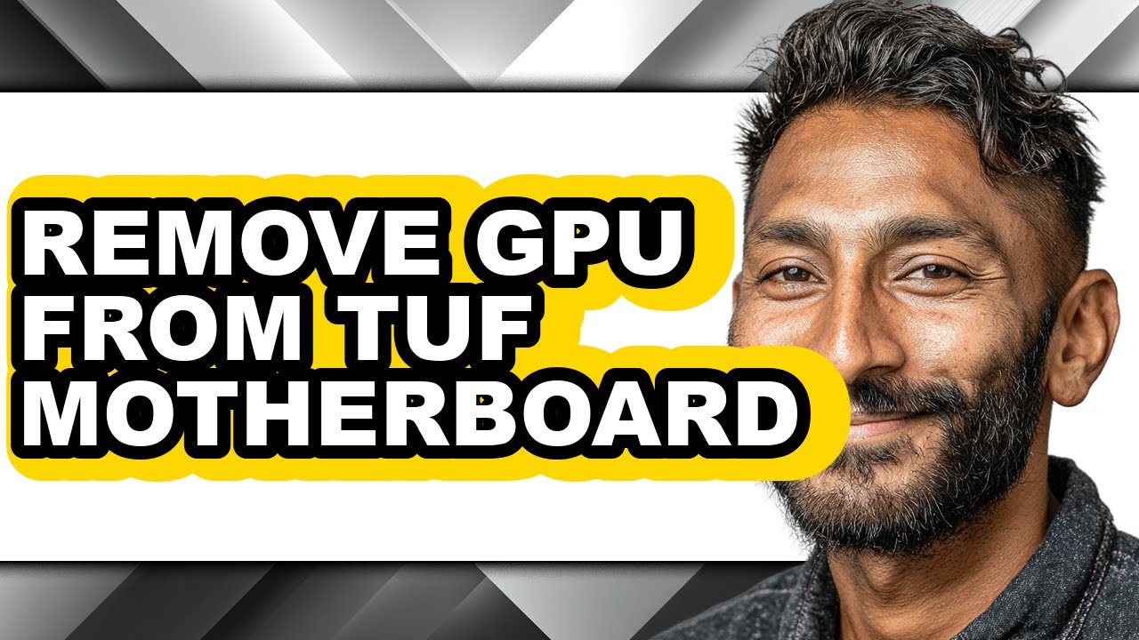 How to Remove Gpu from Tuf Motherboard - Step by Step
