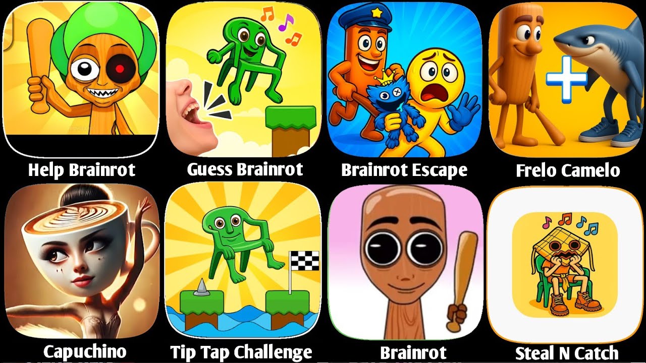 Tricky Mini Challenge,  Italian Brainrot,AI Animal Mems, Hantu Tung Tung, Hide The Backroom, Roblox 