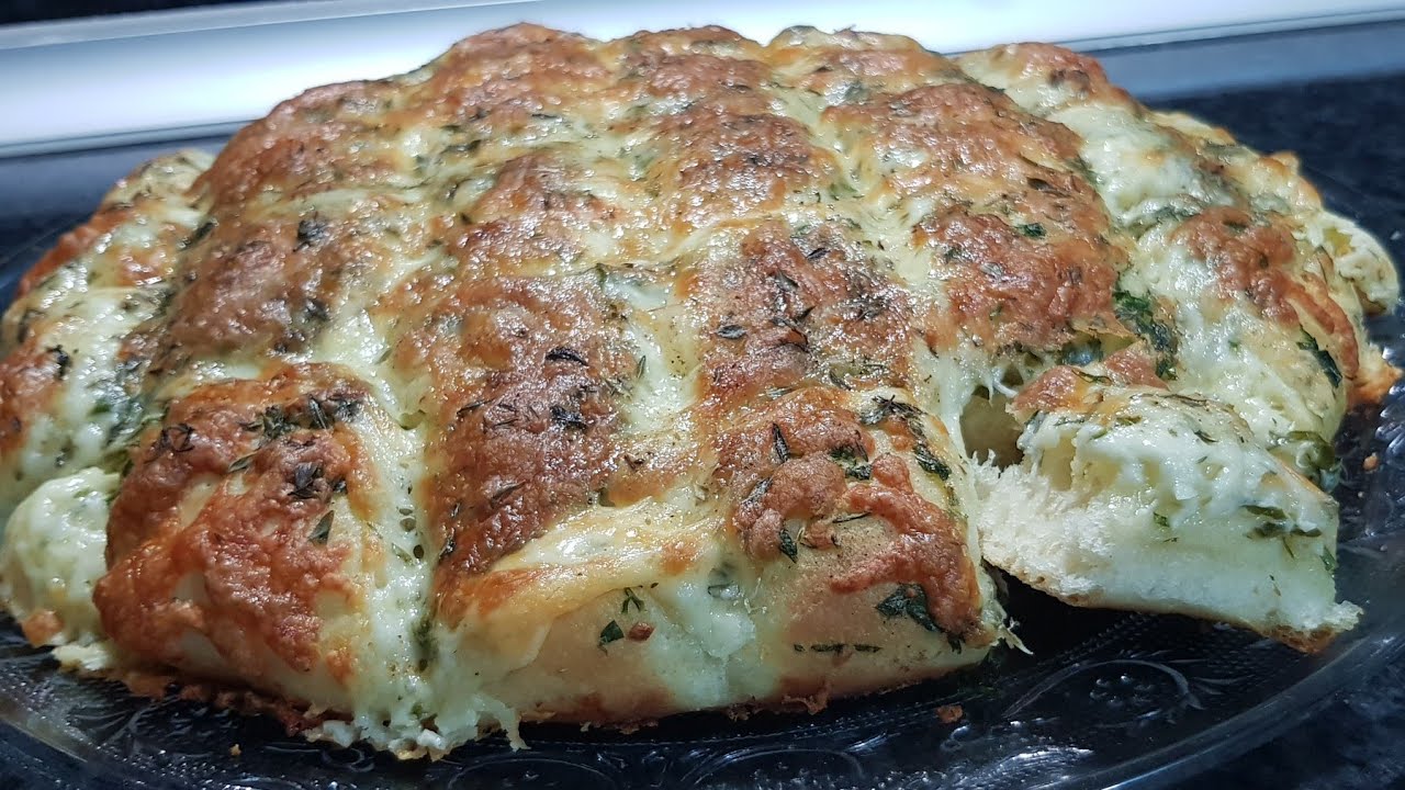♨️جديد♨️ فطيرة بالثوم و الجبن التركية بنة و خفة و هشاشة لاتقاااوم / garlic Bread