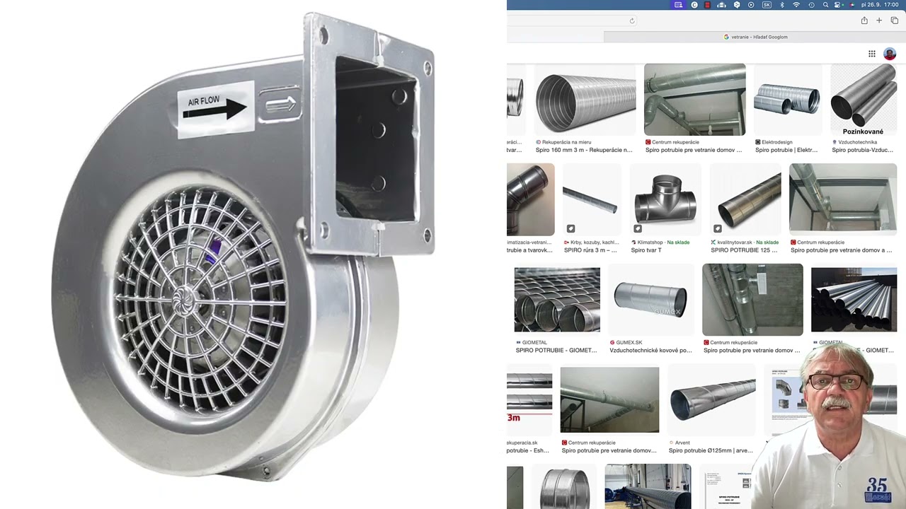 Chyba pri dodávke a montáži vetrania - prirovnanie k elektrikým káblom.