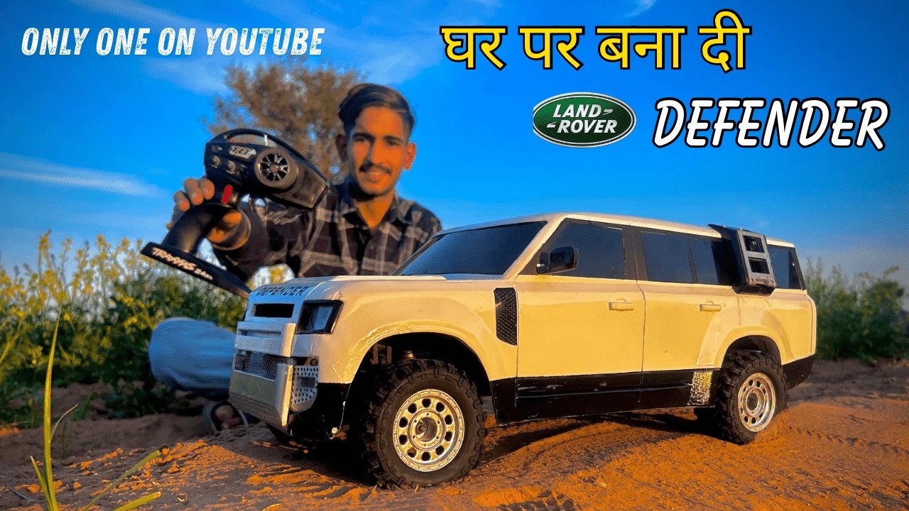 I built Land Rover defender 130 4x4 From Pvc Pipe - Making & Testing