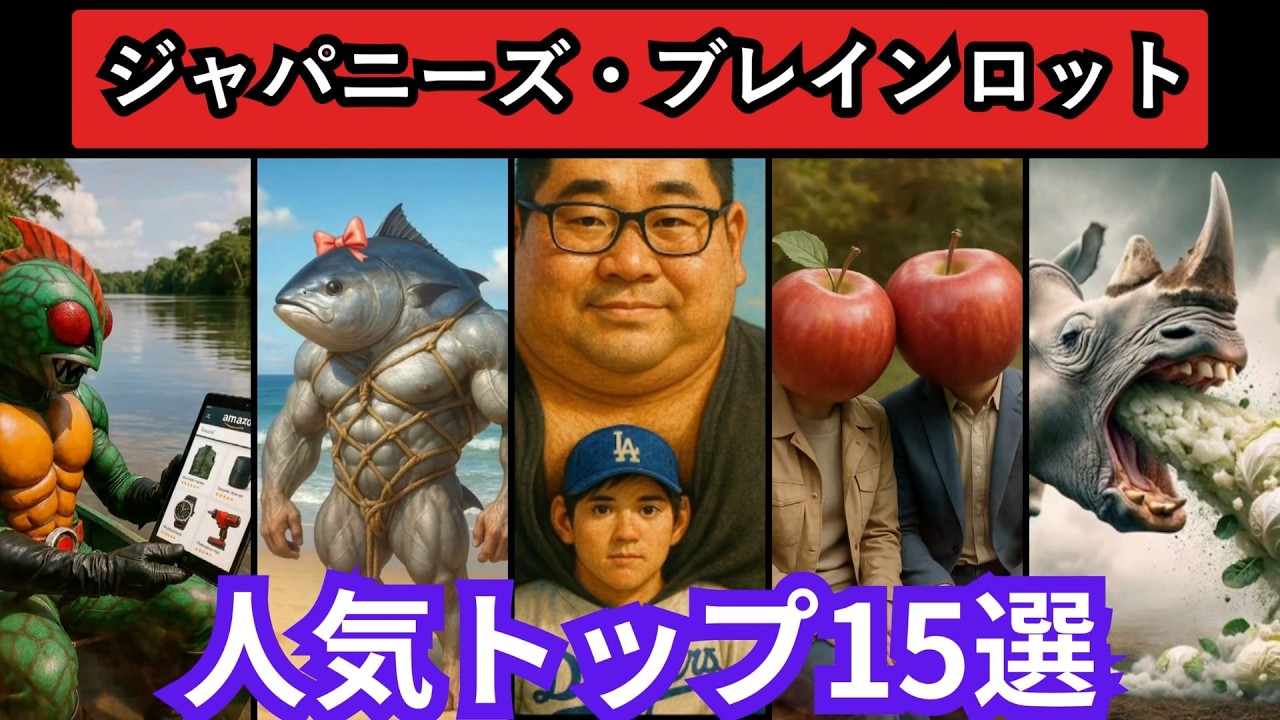 【ジャパニーズ・ブレインロット】現環境最強TOP15まとめ【Italian Brainrot】