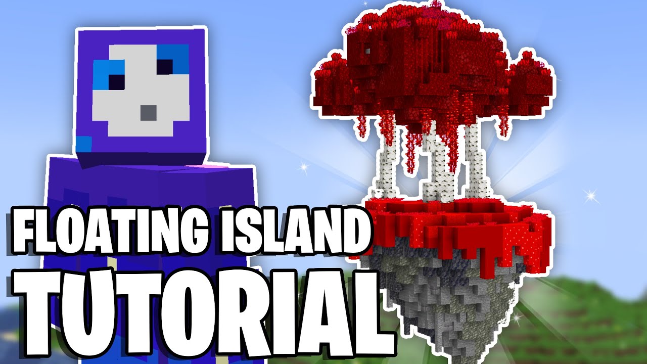 How To Build A Floating Island - Worldedit + Voxelsniper TUTORIAL