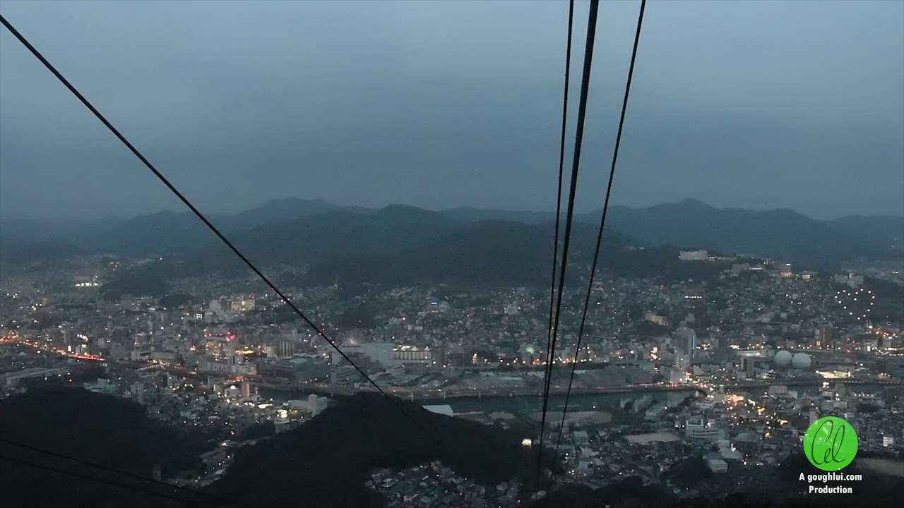 Nagasaki Ropeway 2x Timelapse (Up & Down Mt. Inasa) 20200319