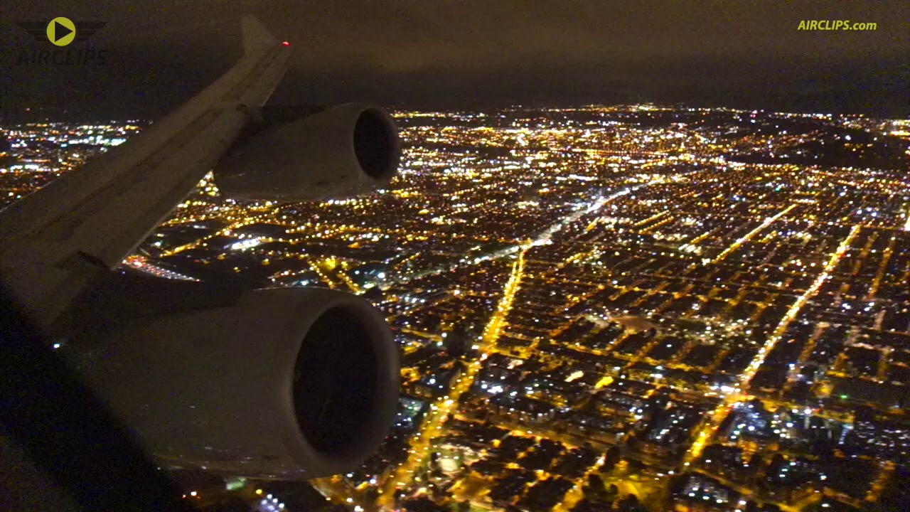 INSANE A340-300 Takeoff Views!!! Lufthansa out of Bogota, Colombia, at night!!!  [AirClips]