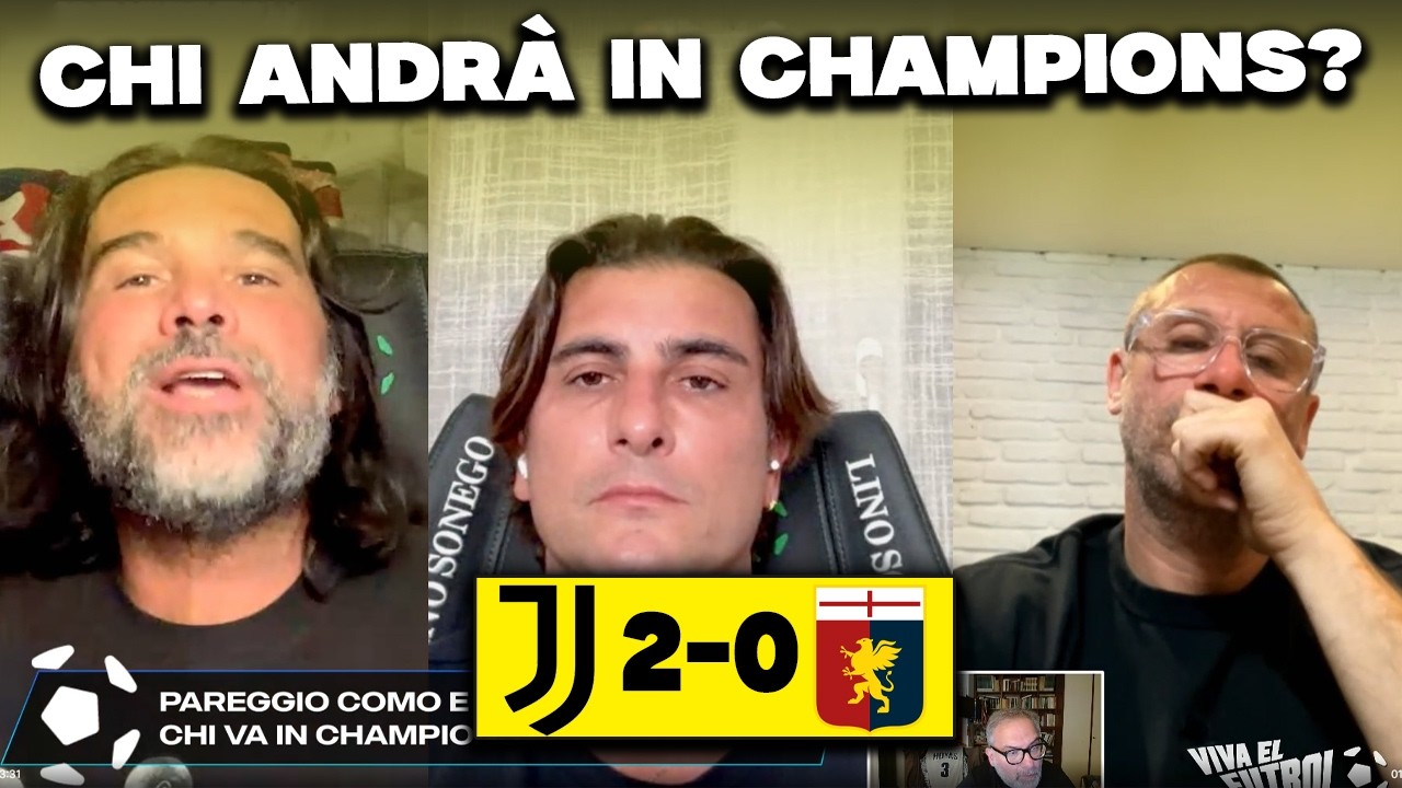 I TIFOSI AMANO SPALLETI ADESSO - Cassano e Adani Commentano chi Andra in Champions tra Como e Juve!